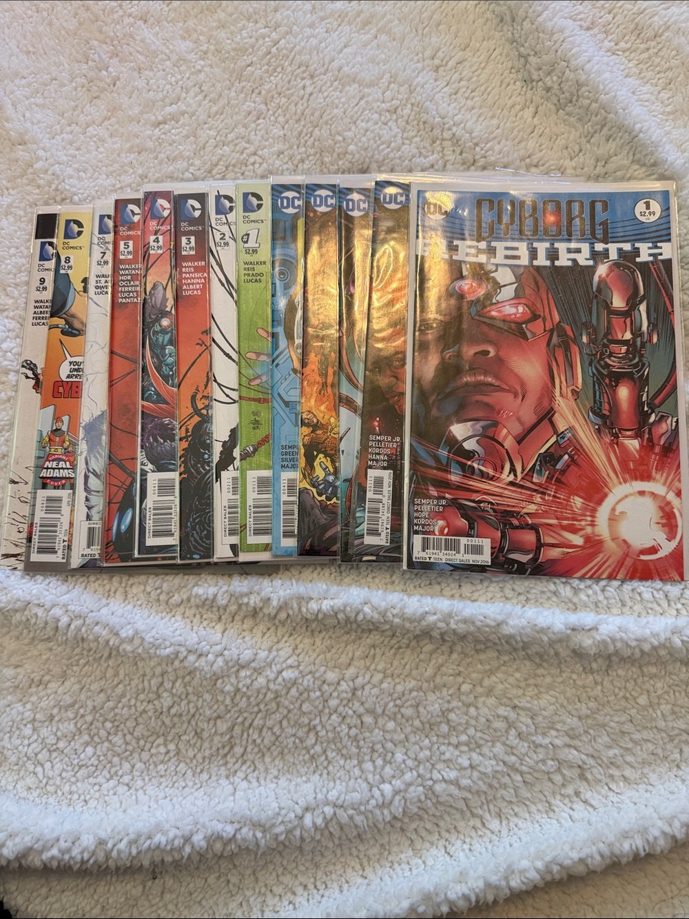 DC Comics Cyborg and Cyborg Rebirth comic book Lot